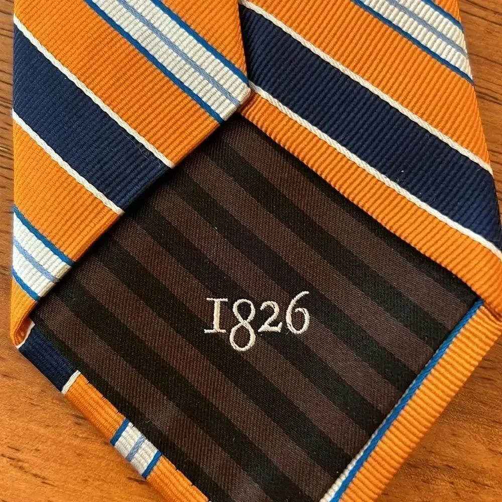 NEW Black Brown 1826 Men’s Silk Tie